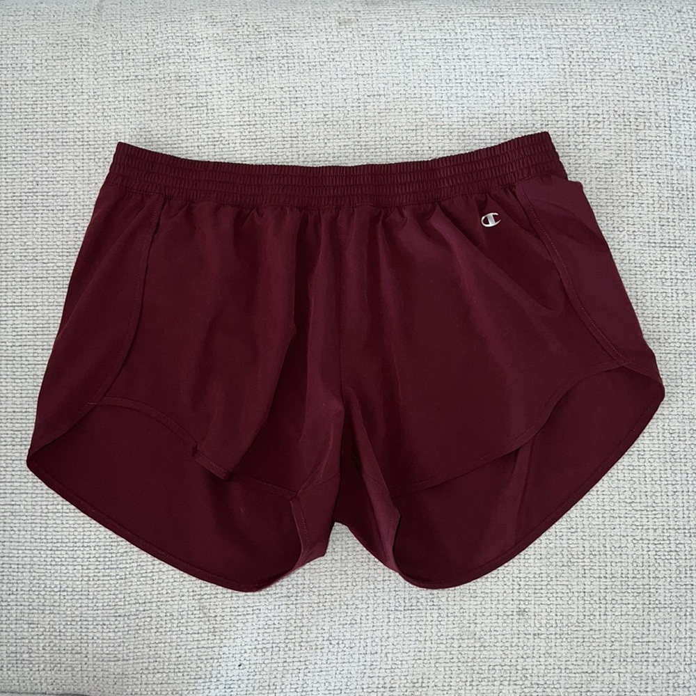 Burgundy champion athletic shorts NWOT